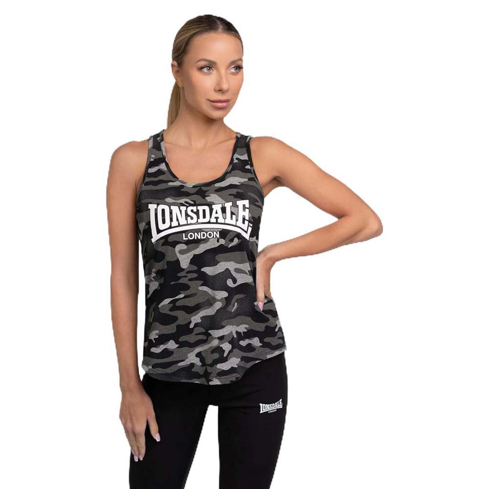 Lonsdale Beaquoy Sleeveless T-shirt Schwarz M Frau von Lonsdale