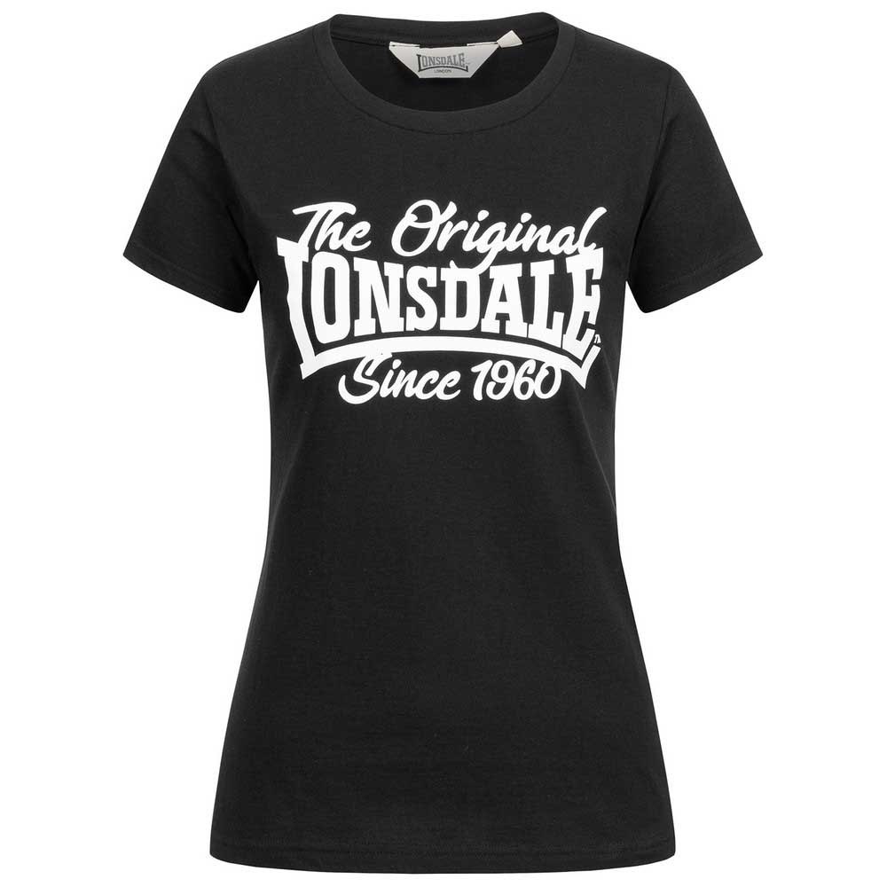 Lonsdale Birdgemere Short Sleeve T-shirt Schwarz XS Frau von Lonsdale