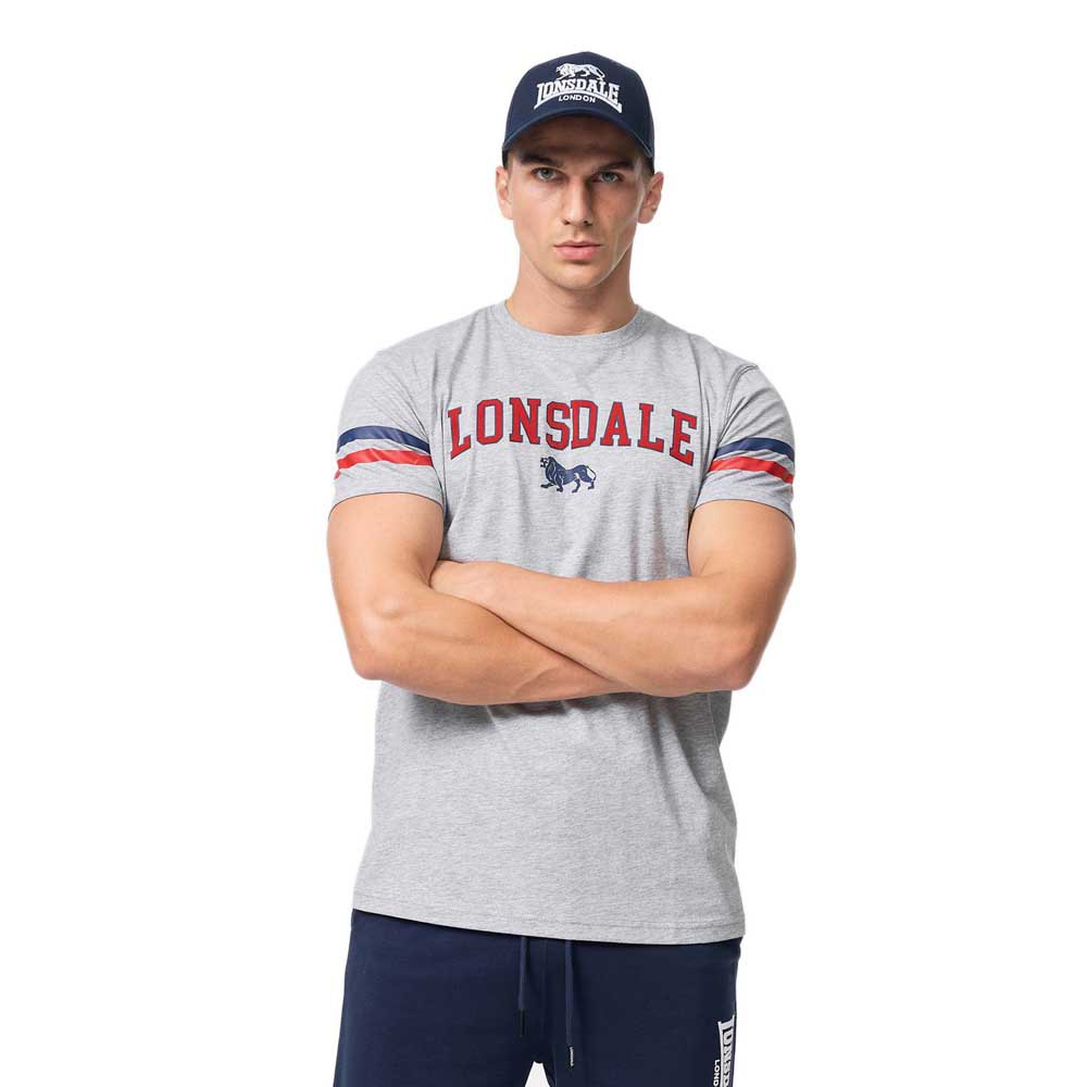 Lonsdale Bunnaglanna Short Sleeve T-shirt Grau 3XL Mann von Lonsdale