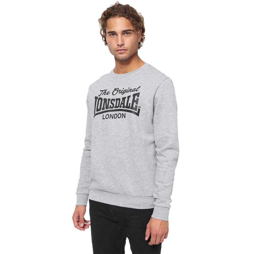 Lonsdale Burghead Sweatshirt Grau 3XL Mann von Lonsdale