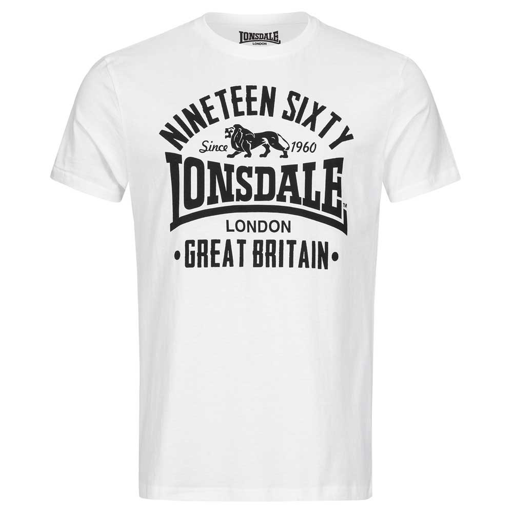 Lonsdale Bylchau Short Sleeve T-shirt Weiß L Mann von Lonsdale