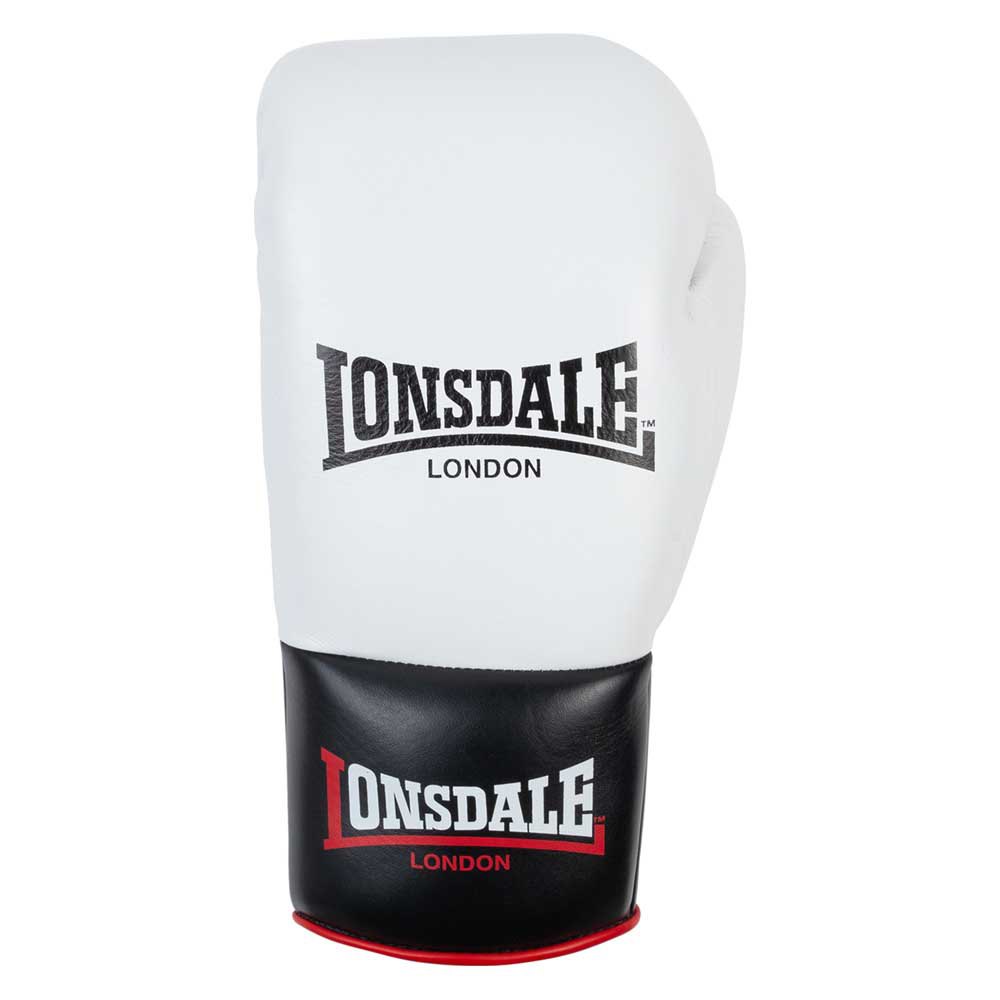 Lonsdale Campton Leather Boxing Gloves Weiß 10 oz L von Lonsdale