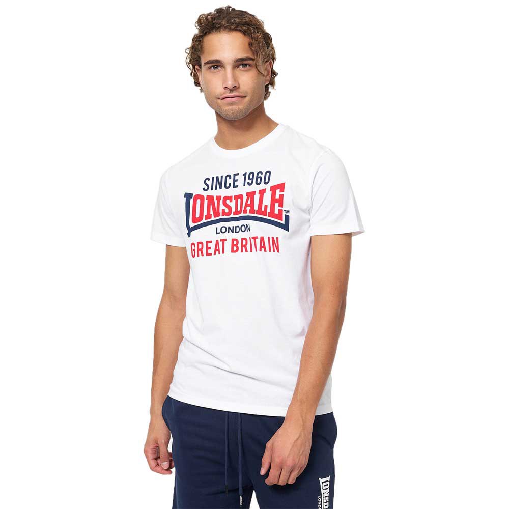 Lonsdale Collessie Short Sleeve T-shirt Weiß 3XL Mann von Lonsdale