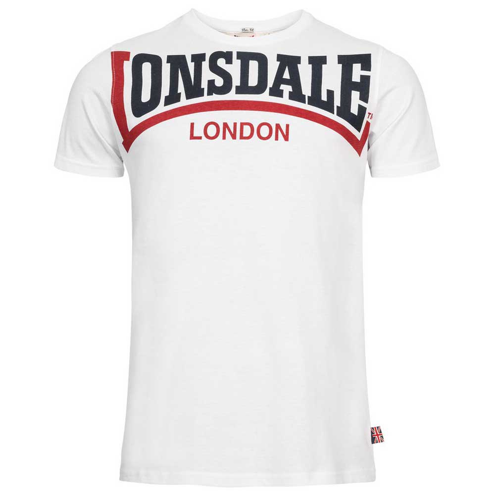 Lonsdale Creaton Short Sleeve T-shirt Weiß XL Mann von Lonsdale