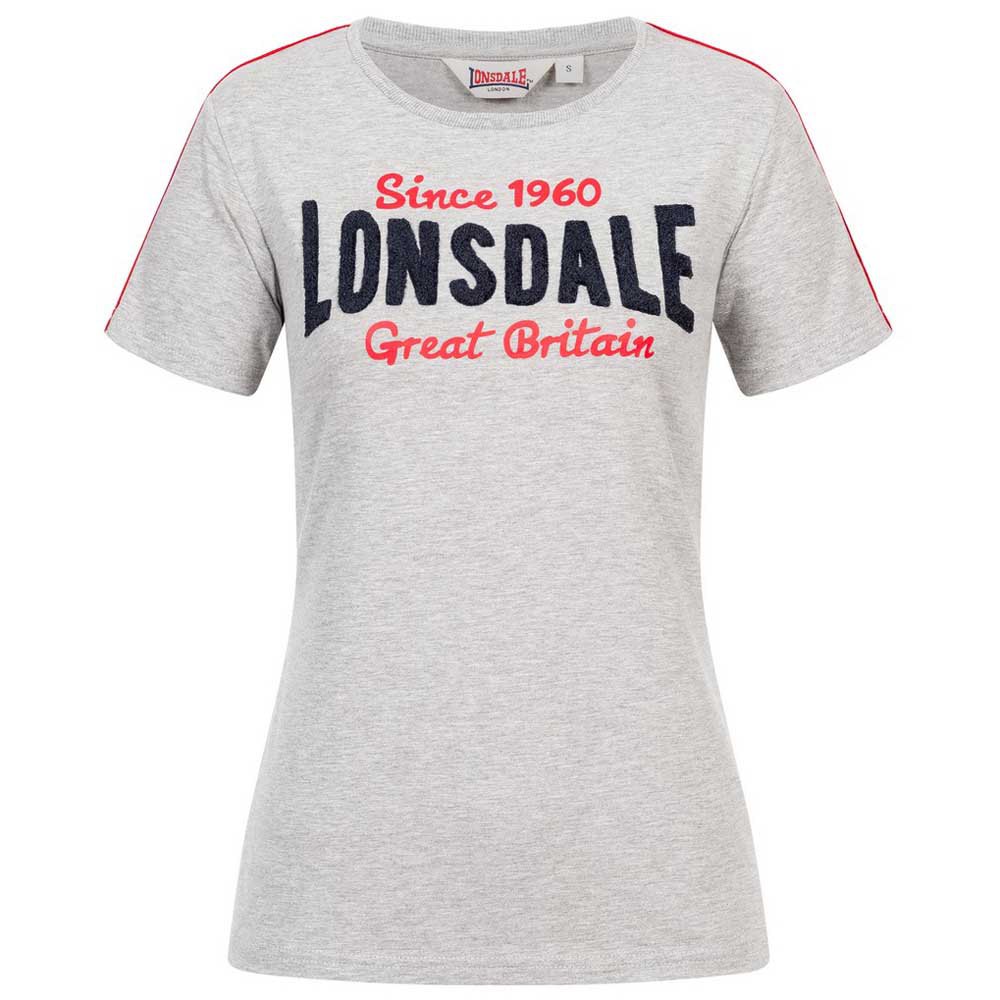 Lonsdale Creggan Short Sleeve T-shirt Grau 2XL Frau von Lonsdale