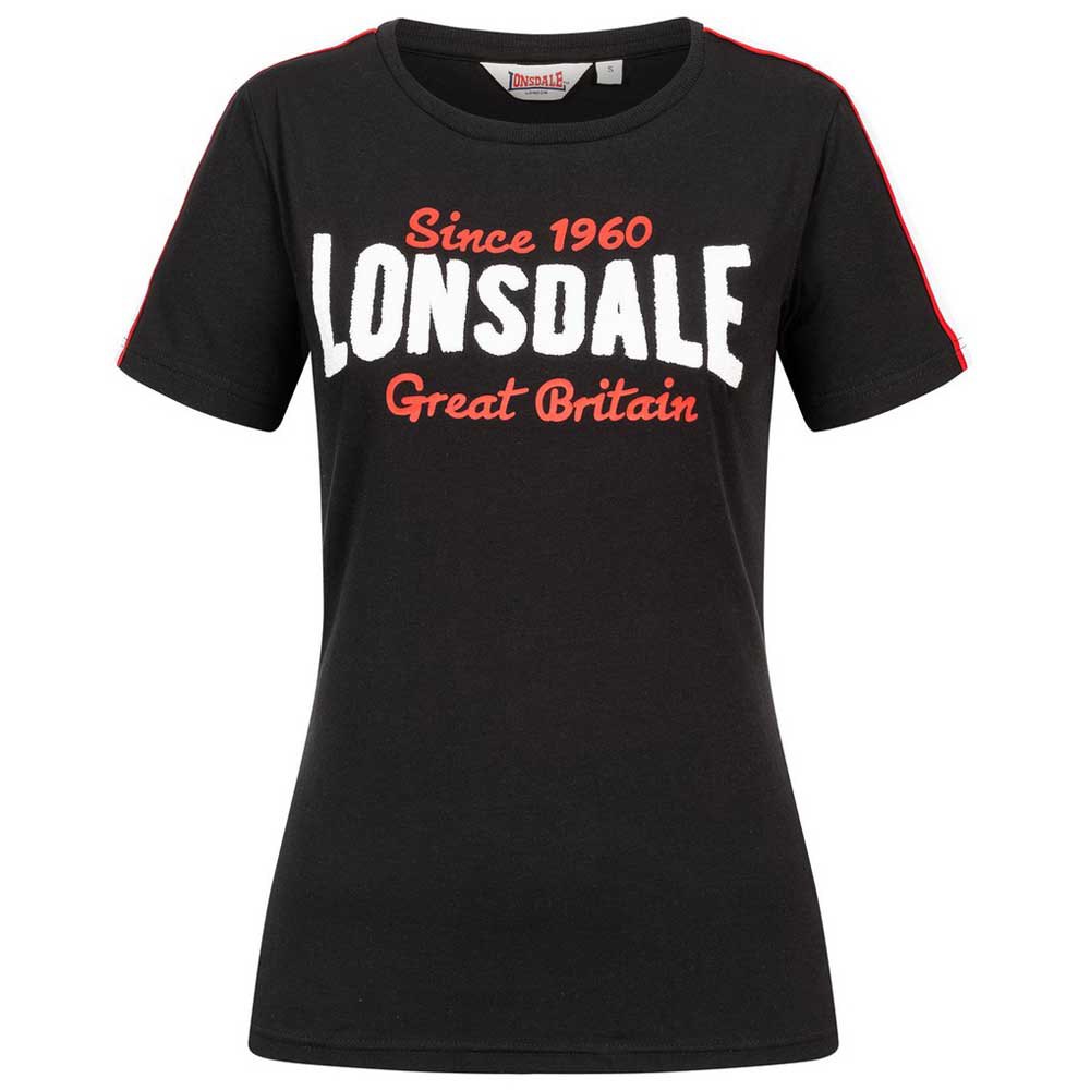 Lonsdale Creggan Short Sleeve T-shirt Schwarz M Frau von Lonsdale