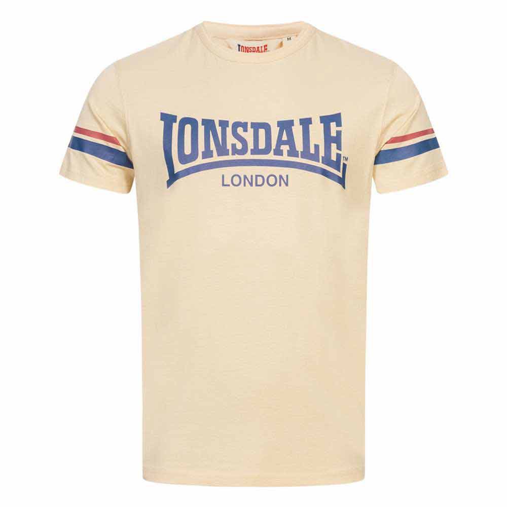 Lonsdale Creich Short Sleeve T-shirt Gelb 2XL Mann von Lonsdale