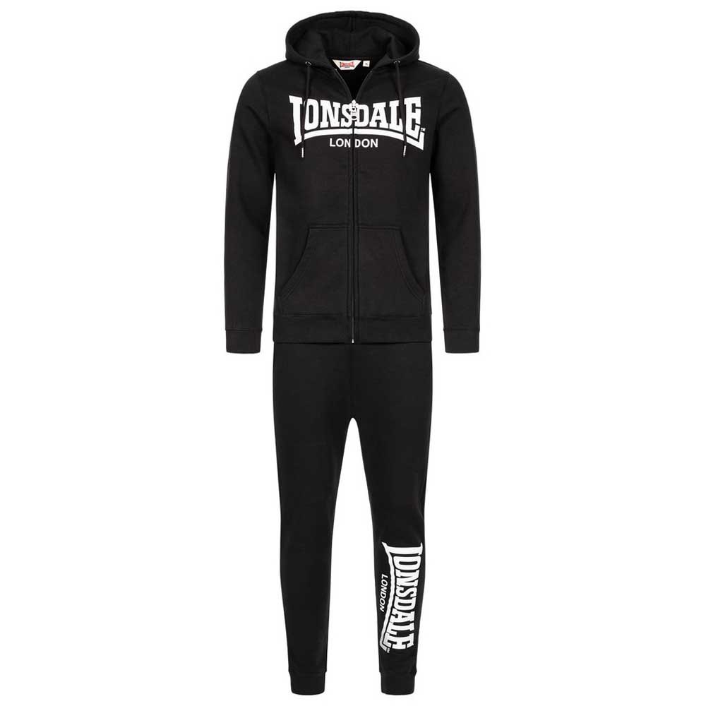 Lonsdale Feeny Tracksuit Schwarz XL Mann von Lonsdale