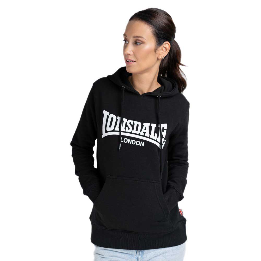 Lonsdale Flookburgh Hoodie Schwarz L Frau von Lonsdale