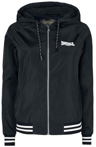 Lonsdale Damen Meriden Windjacke, Schwarz, M EU von Lonsdale