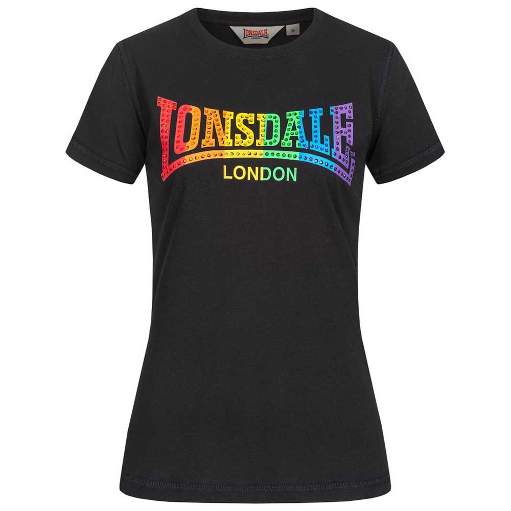 Lonsdale Happisburg Short Sleeve T-shirt Schwarz 2XL Frau von Lonsdale