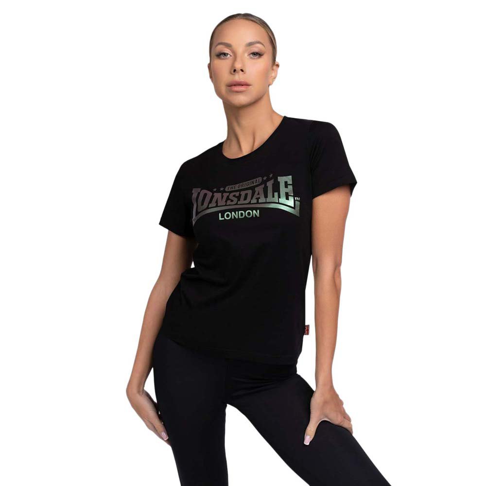 Lonsdale Harray Short Sleeve T-shirt Schwarz L Frau von Lonsdale