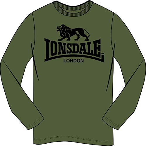 Lonsdale Herren ayrshire dubbelpak T Shirt, Black/Olive, L EU von Lonsdale