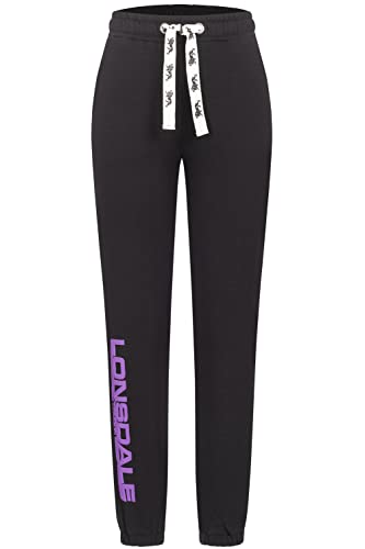 Lonsdale Damen Fillyside Dress Pants, Black/Purple/White, M EU von Lonsdale