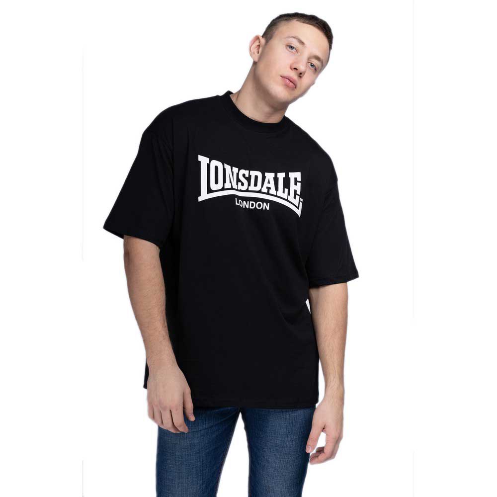 Lonsdale Keisley Short Sleeve T-shirt Schwarz XL Mann von Lonsdale