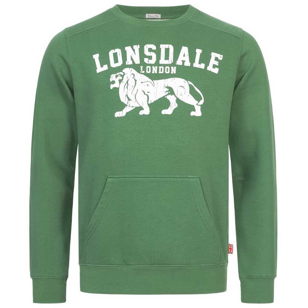 Lonsdale Kersbrook Sweatshirt Grün S Mann von Lonsdale