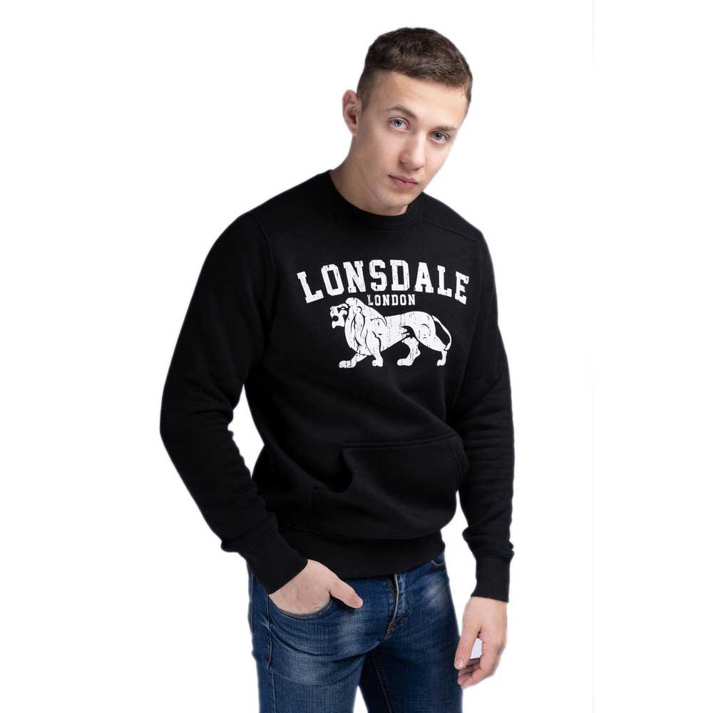 Lonsdale Kersbrook Sweatshirt Schwarz XL Mann von Lonsdale