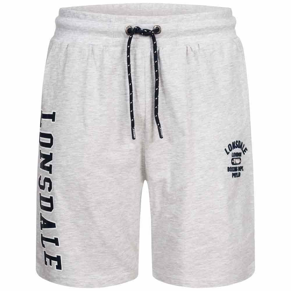 Lonsdale Knutton Sweat Shorts Weiß S Mann von Lonsdale