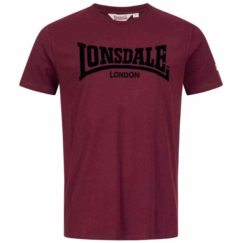 Lonsdale Ll008 One Tone Short Sleeve T-shirt Rot S Mann von Lonsdale