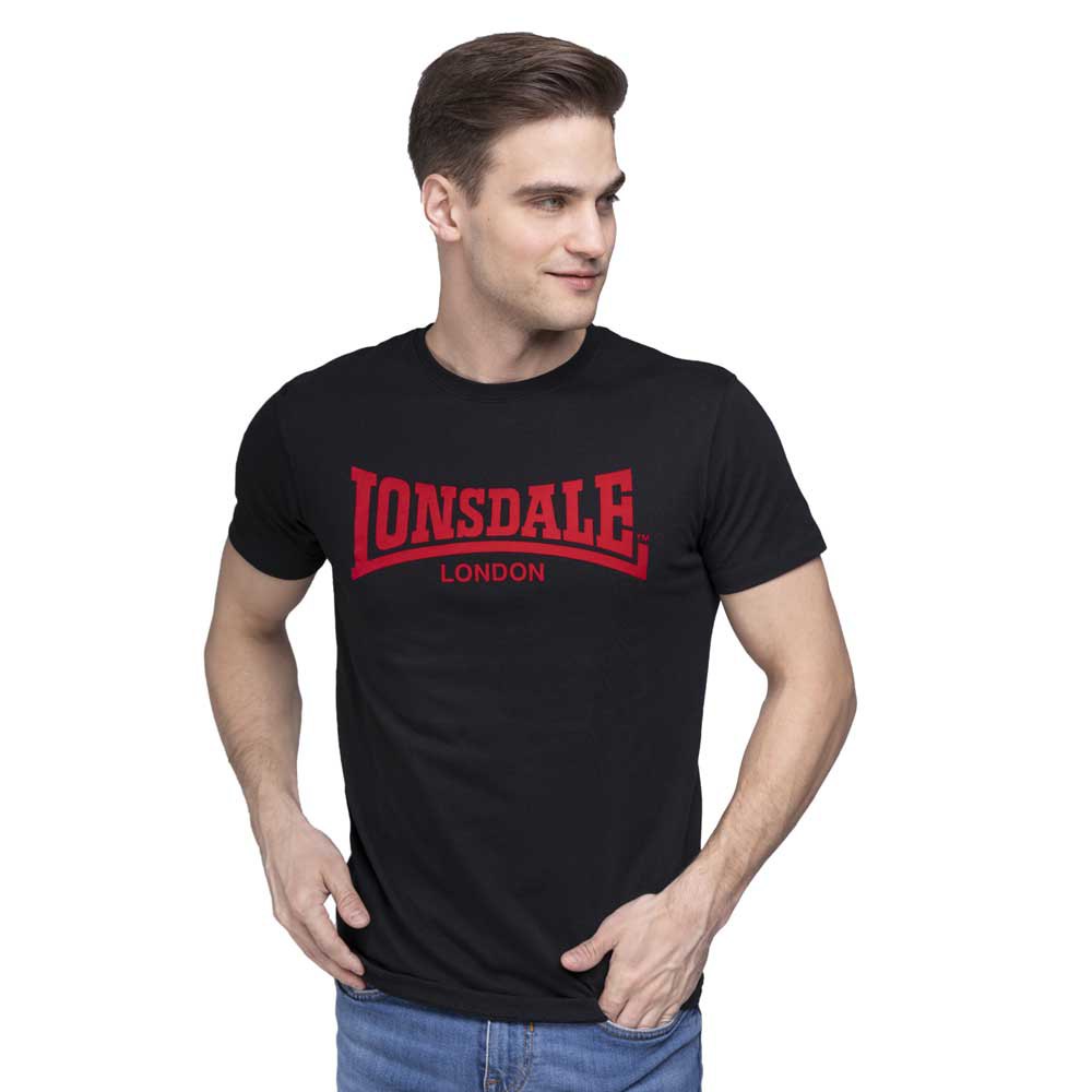 Lonsdale Ll008 One Tone Short Sleeve T-shirt Schwarz 2XL Mann von Lonsdale