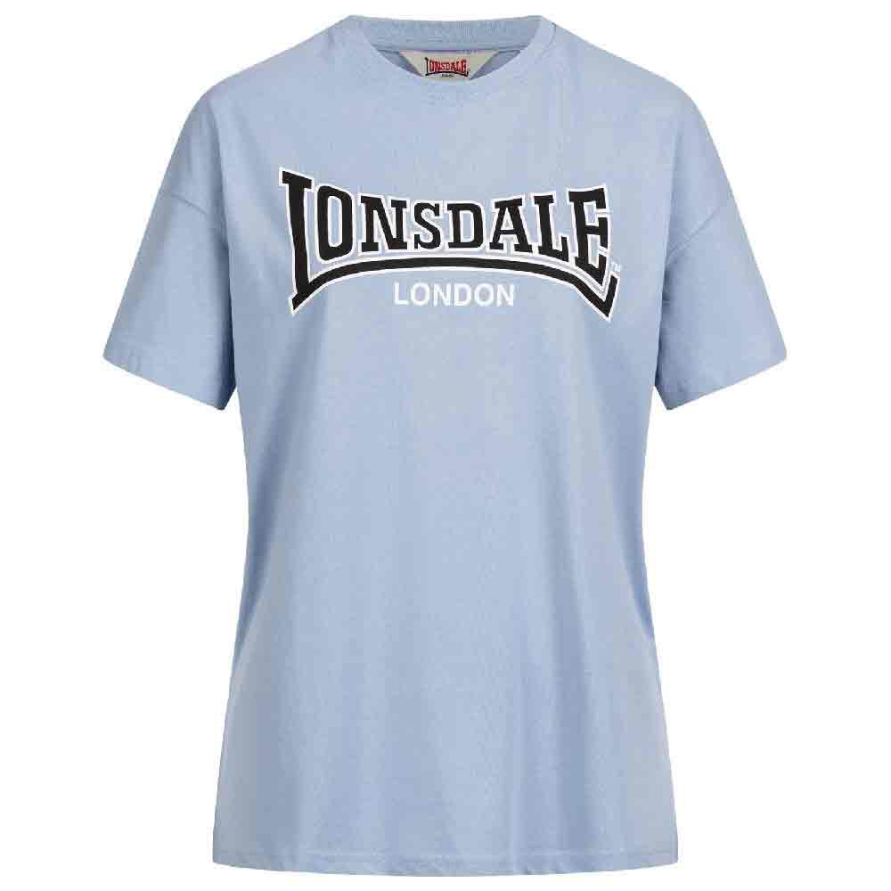 Lonsdale Ousdale Short Sleeve T-shirt Blau M Frau von Lonsdale