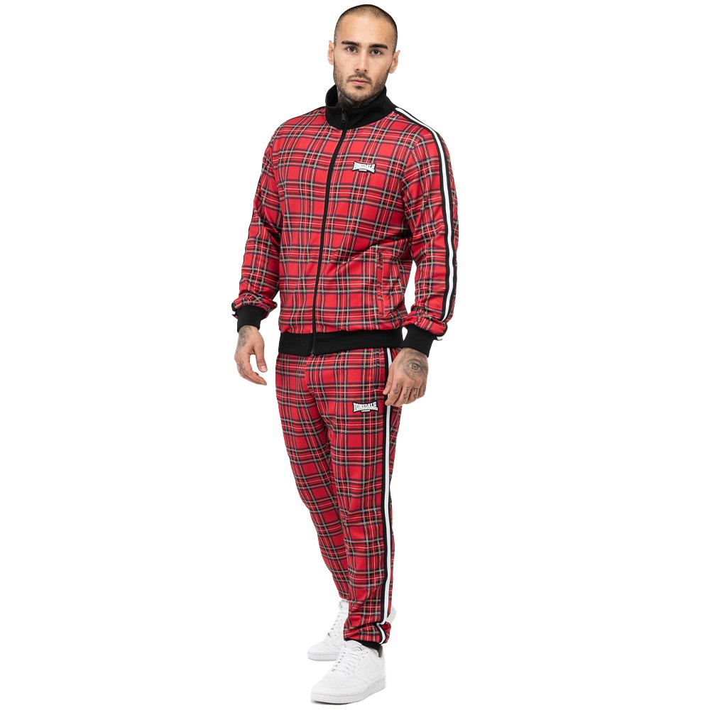 Lonsdale Royal Stewart Slim Fit Tracksuit Rot M Mann von Lonsdale