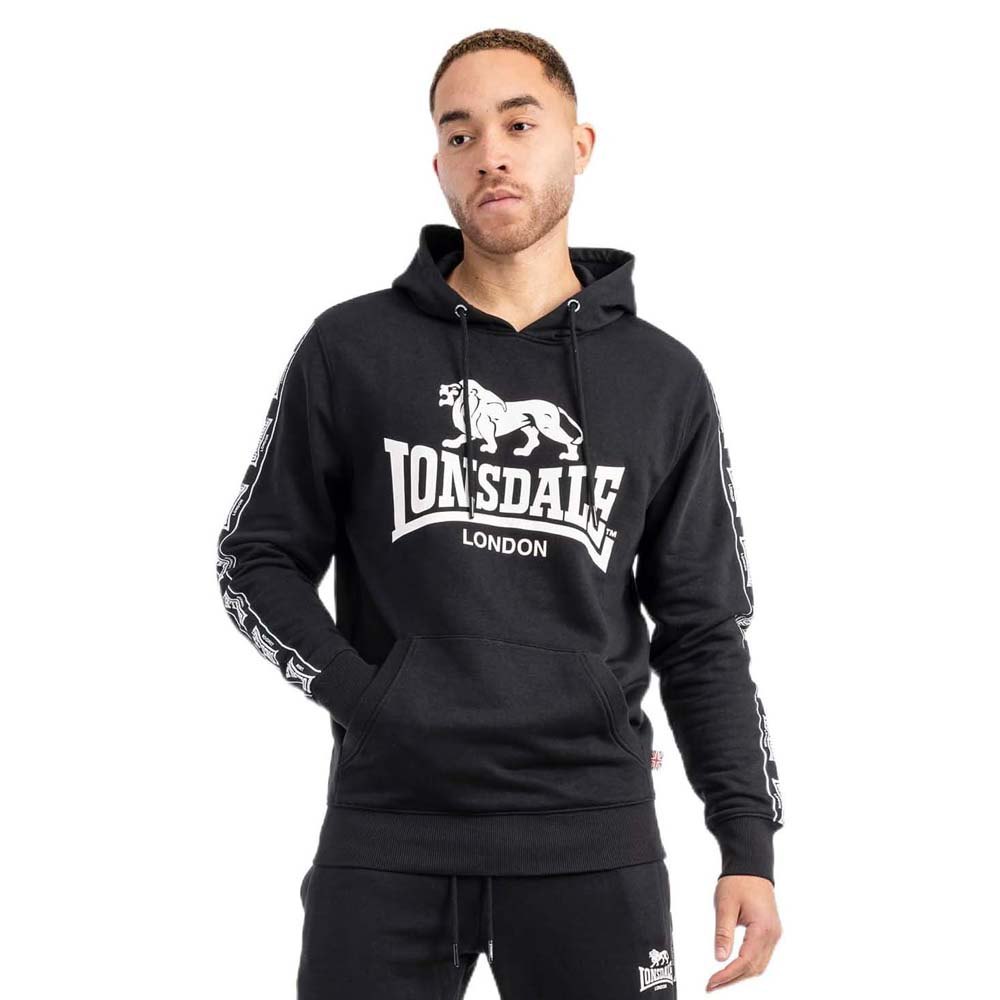 Lonsdale Scousburgh Hoodie Schwarz 3XL Mann von Lonsdale