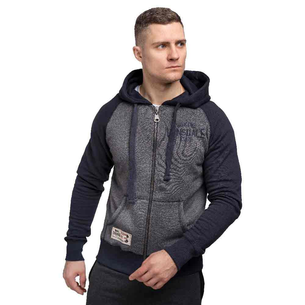 Lonsdale Slough Full Zip Sweatshirt Grau 4XL Mann von Lonsdale