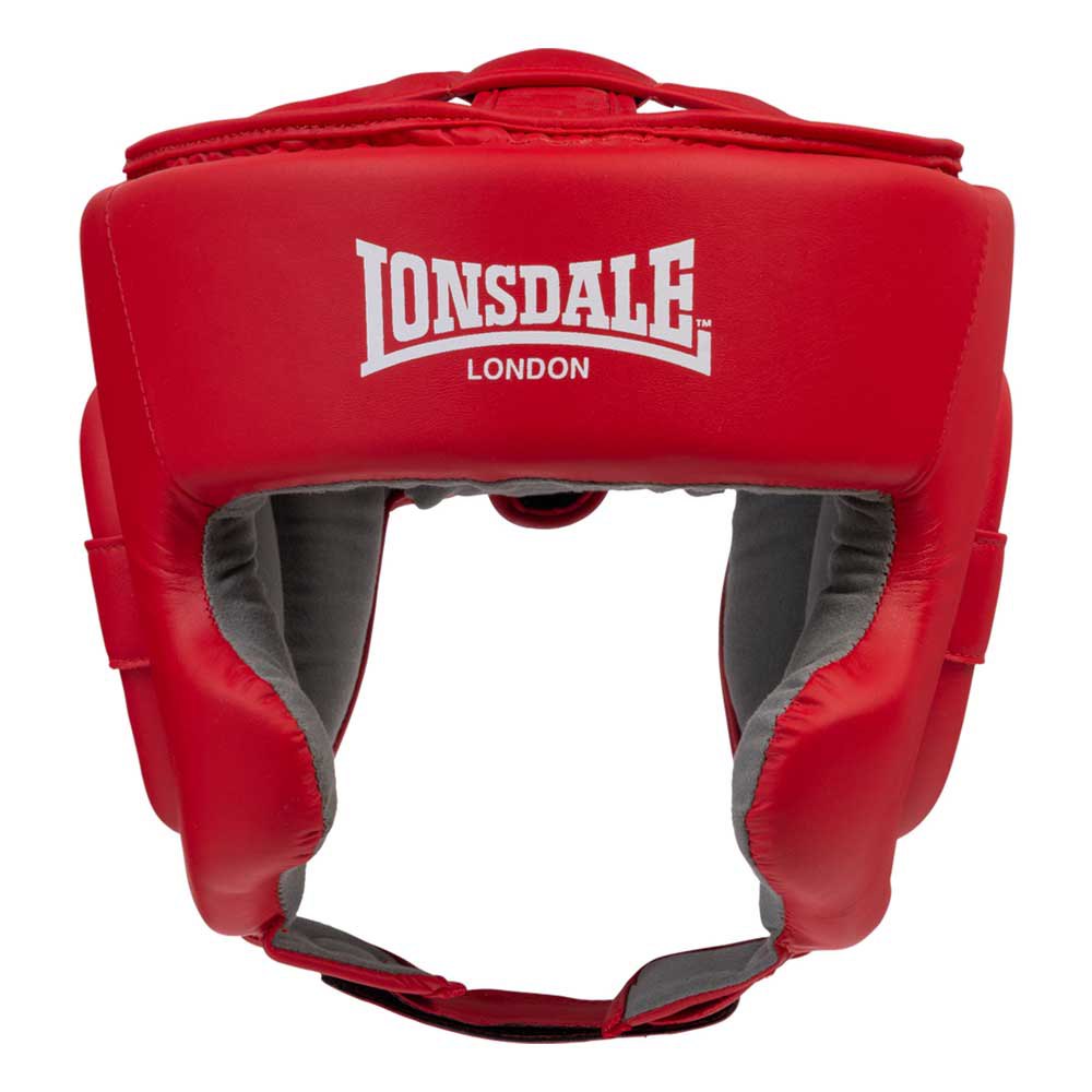Lonsdale Stanford Head Gear With Cheek Protector Rot L-XL von Lonsdale