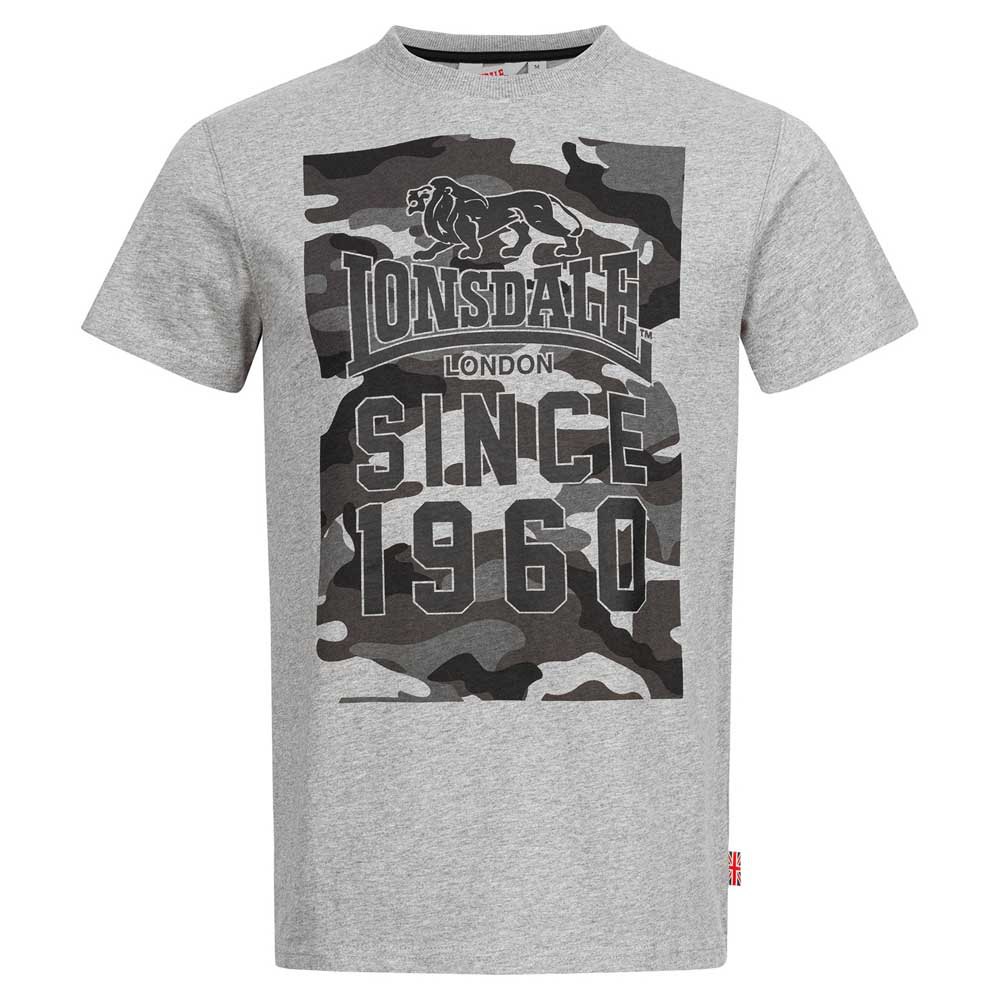 Lonsdale Storth Short Sleeve T-shirt Grau S Frau von Lonsdale
