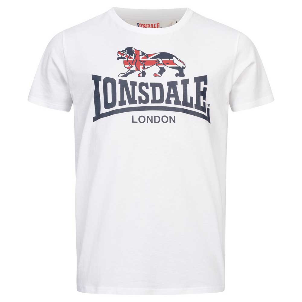 Lonsdale Stourton Short Sleeve T-shirt Weiß 2XL Mann von Lonsdale