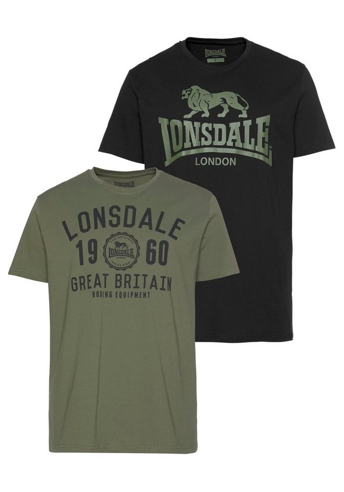 Lonsdale T-Shirt BANGOR (Packung, 2-tlg., 2er-Pack) von Lonsdale