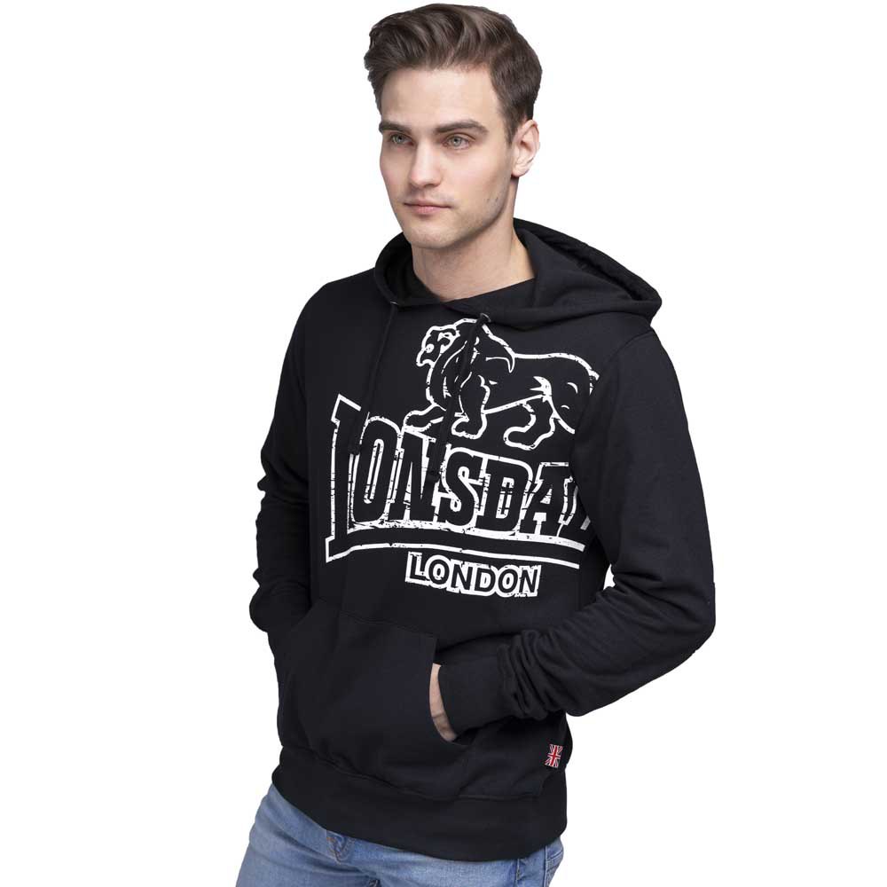 Lonsdale Tadley Hoodie Schwarz S Mann von Lonsdale