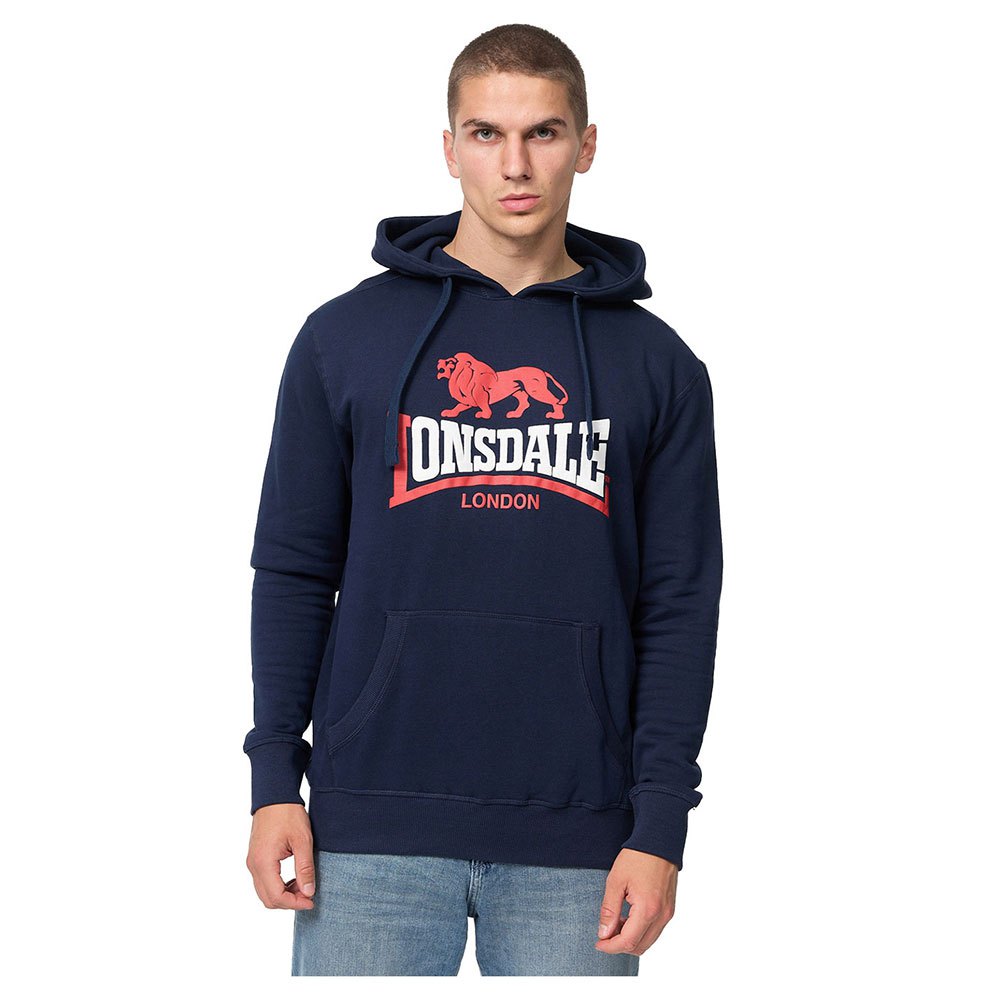 Lonsdale Thurning Hoodie Blau 2XL Mann von Lonsdale