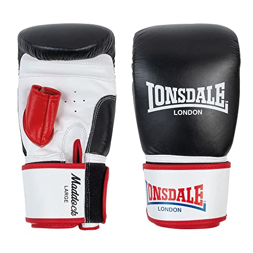 Lonsdale Unisex-Adult Maddock Equipment, Black/White/Red, S von Lonsdale