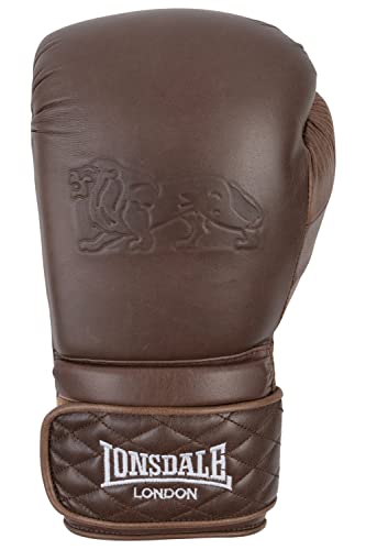 Lonsdale Unisex-Adult Spar Gloves Equipment, Vintage Brown, 10 oz von Lonsdale