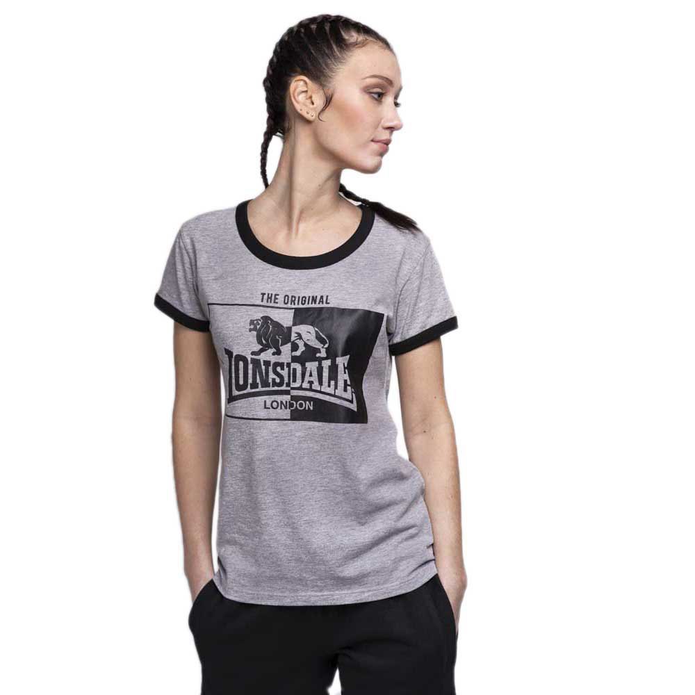 Lonsdale Uplyme Short Sleeve T-shirt Grau XS Frau von Lonsdale