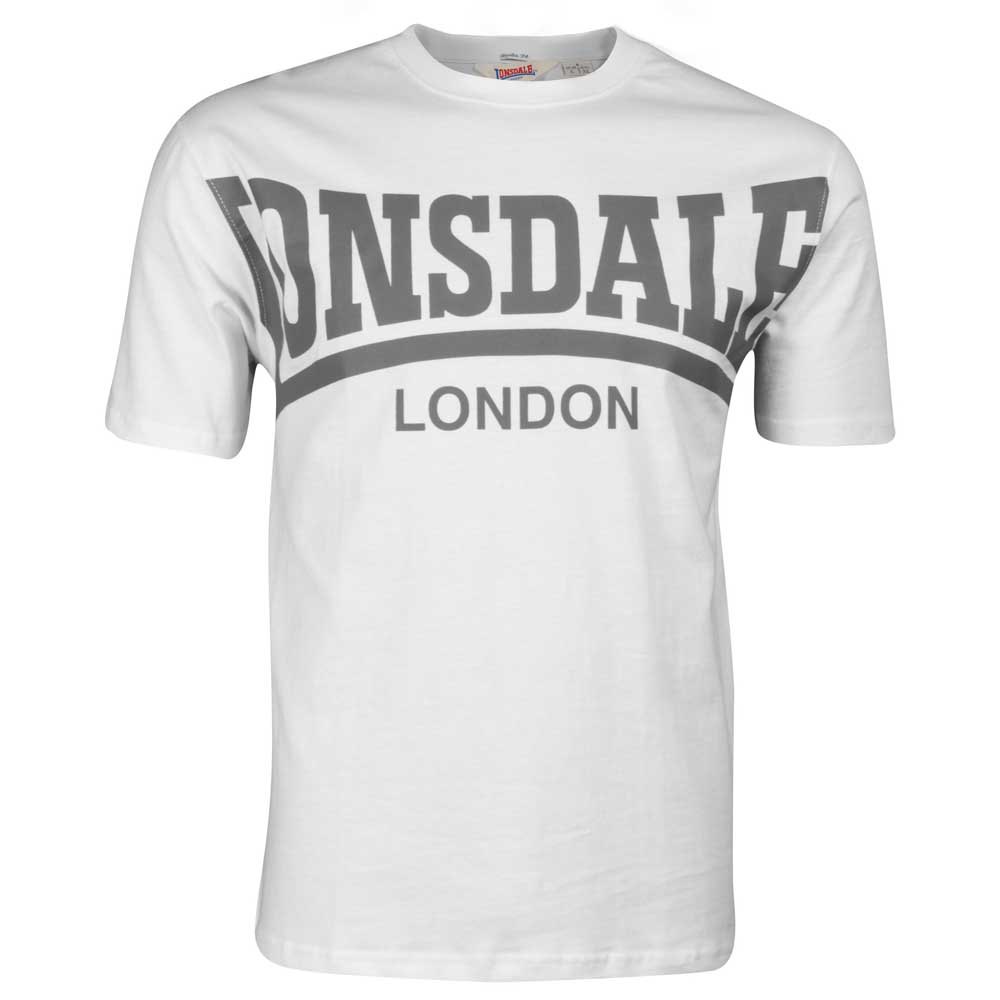 Lonsdale York Short Sleeve T-shirt Weiß 3XL Mann von Lonsdale