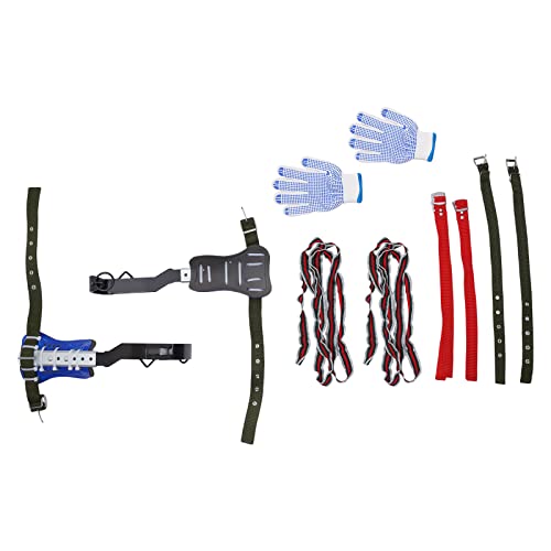Baumklettern Werkzeug Set Kletterausrüstung mit Sicherheitsband verwendet zum Klettern auf Bäumen Klettern im Freien Feuerhilfe ECC von Loobiiny