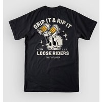 Loose Riders Grip It Tech Tee black Loose Riders Grip It Tech Tee black von Loose Riders
