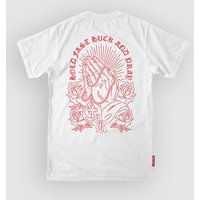 Loose Riders Praying Hands Tech Tee white von Loose Riders