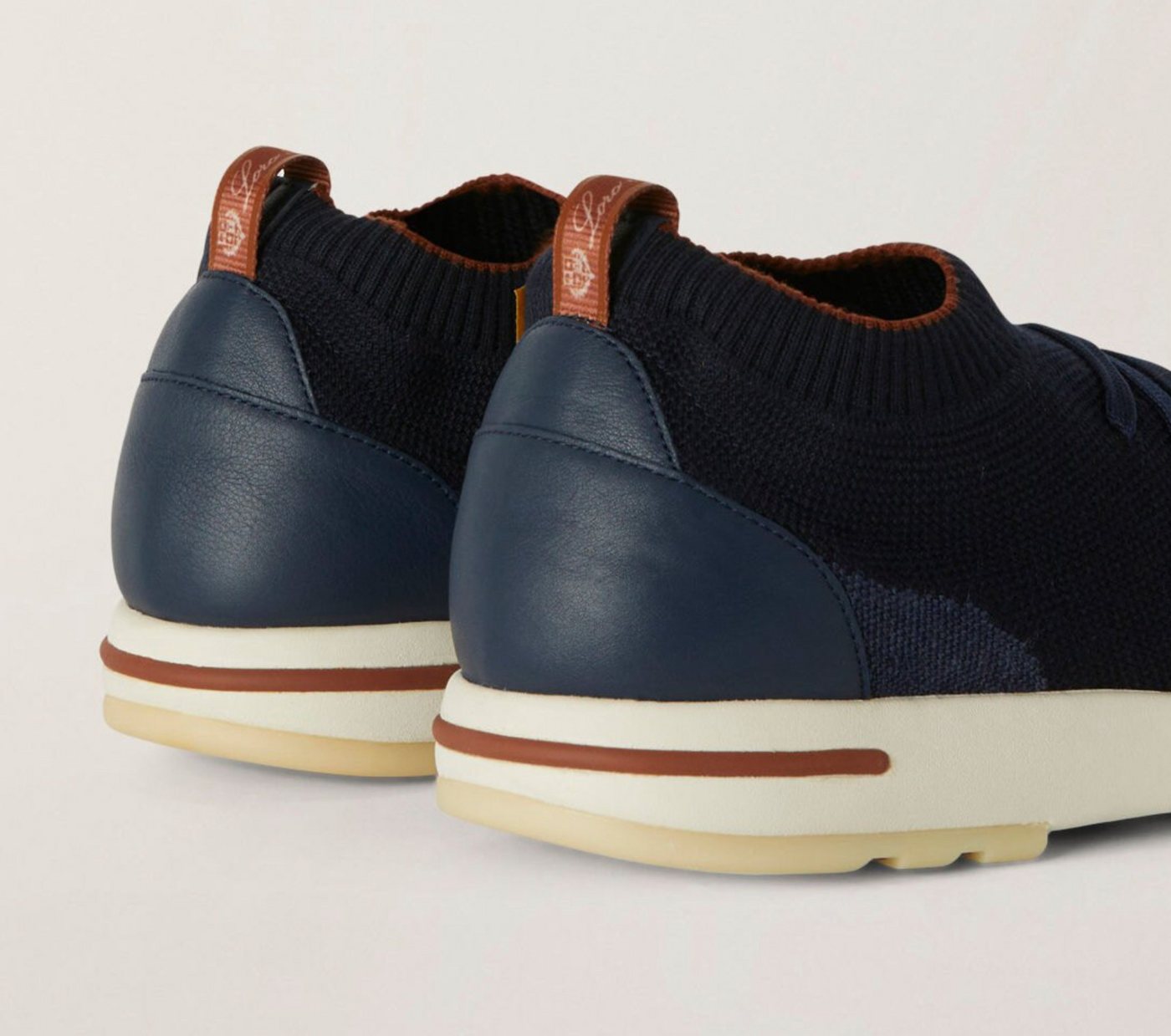 Loro Piana LORO PIANA 360 Flexy Walk Leather-Trimmed Wish® Wool Sneakers Shoes S Sneaker von Loro Piana