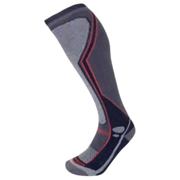 Lorpen T3 Ski Midweight Socks Rot,Grau EU 43-46 Mann von Lorpen