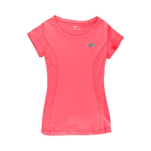 Lotto Mädchen, Nixia IV T-Shirt Rosa, Silber, XL Oberbekleidung von Lotto