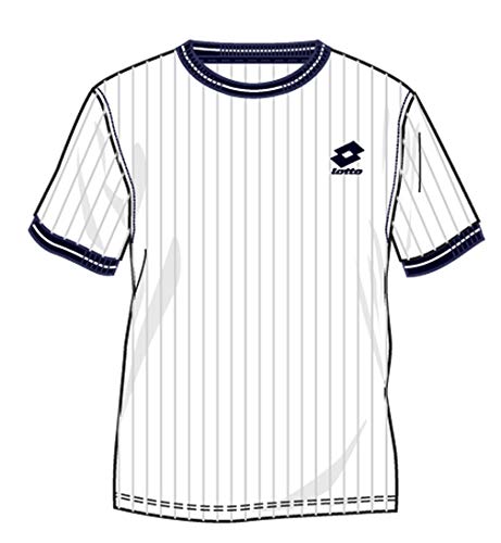 Lotto T-Shirt Crown Pl, Herren, Gr. L (US), White/deep Navy von Lotto
