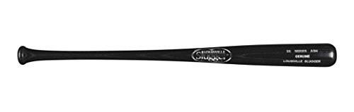 Louisville Slugger Genuine Series Baseballschläger, Eschenholz, 83,8 cm / 850 g, Schwarz von Louisville Slugger