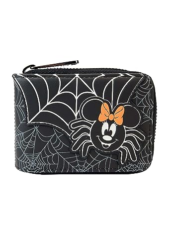 Loungefly Disney Minnie Mouse Spider Akkordeon Geldbörse, Schwarz, Einheitsgröße, Geldbörse von Loungefly