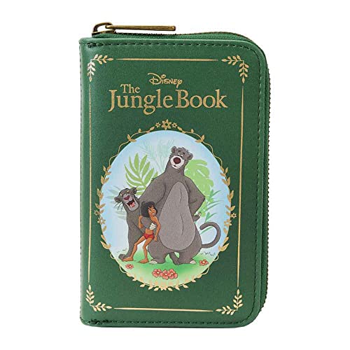 Loungefly Zip Around Purse Jungle Book Nue offiziell Disney Grün One Size von Loungefly