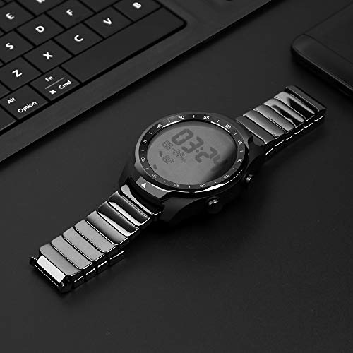 Love+djl Uhrenarmband, 22mm Universal-Keramik-Uhrenarmband for Keramik Uhrenarmband for Huawei Watch 2 Pro Armband (Size : 22mm) von Love+djl