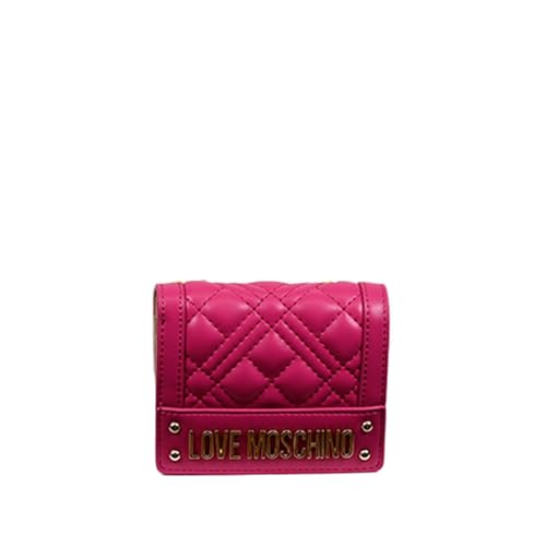 Love Moschino Gesteppte Geldbörse für Damen, magenta, Taglia Unica von Love Moschino